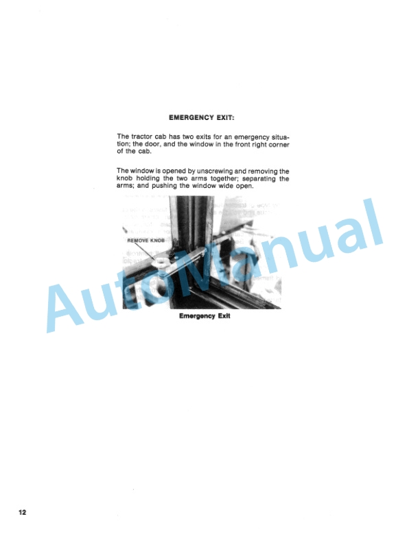Ford New Holland 950 4WD Tractor Operation and Maintenance Manual 42095010 2 Ford New Holland 950 4WD Tractor Operation and Maintenance Manual 42095010-2