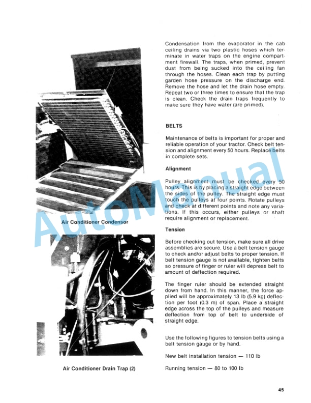 Ford New Holland 950 Tractor Operation and Maintenance Manual 42095012 4 Ford New Holland 950 Tractor Operation and Maintenance Manual 42095012-4