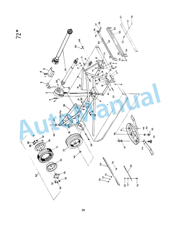Ford New Holland 951, 951A Series Rotary Cutter Operation and Maintenance Manual 42095120-5