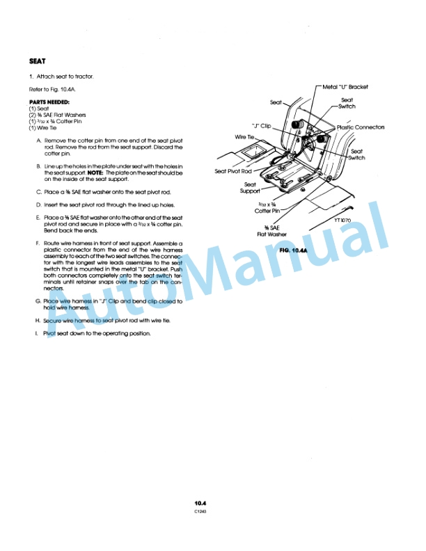 Ford New Holland 9607427 LT8, 9618813 LT12 Lawn Tractor Operation and Maintenance Manual 42640840 4 Ford New Holland 9607427 LT8, 9618813 LT12 Lawn Tractor Operation and Maintenance Manual 42640840 - Image 4