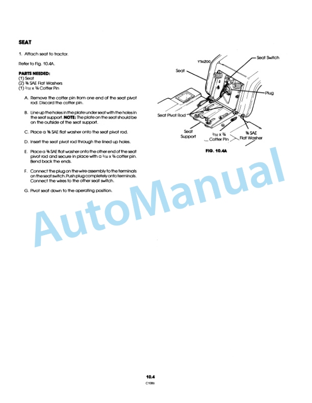 Ford New Holland 9607434 LGT14H, 9607435 LGT18H Garden Tractor Operation and Maintenance Manual 42641420 4 Ford New Holland 9607434 LGT14H, 9607435 LGT18H Garden Tractor Operation and Maintenance Manual 42641420 - Image 4