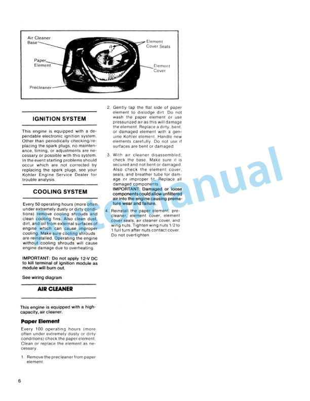 Ford New Holland 9607483 LGT 18H Garden Tractor Operation and Maintenance Manual 42001811 5 Ford New Holland 9607483 LGT 18H Garden Tractor Operation and Maintenance Manual 42001811 - Image 5