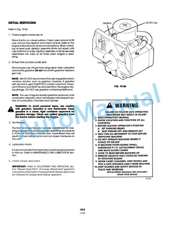 Ford New Holland 9801811 LGT 18H Garden Tractor Operation and Maintenance Manual 42001813 4 Ford New Holland 9801811 LGT 18H Garden Tractor Operation and Maintenance Manual 42001813 - Image 4