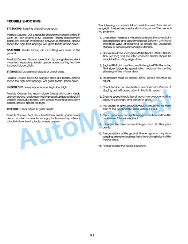 Ford New Holland 9809215 LT 12.5 HA Lawn Tractor Operation and Maintenance Manual 42001215 4 Ford New Holland 9809215 LT 12.5 HA Lawn Tractor Operation and Maintenance Manual 42001215 - Image 4