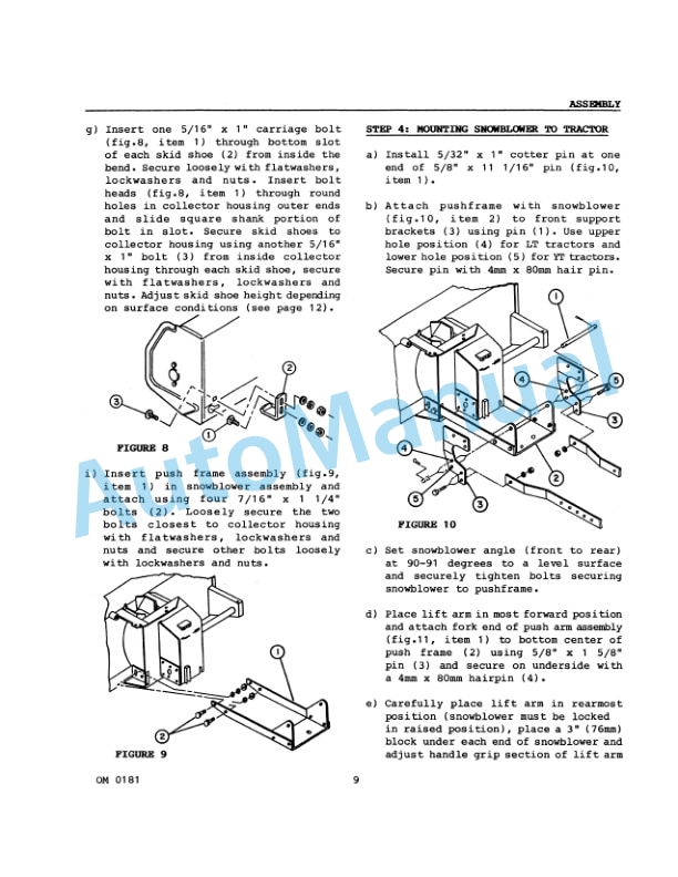 Ford New Holland 9828130 40in Two Stage Snowblower Operation and Maintenance Manual 42641100 3 Ford New Holland 9828130 40in Two Stage Snowblower Operation and Maintenance Manual 42641100-3
