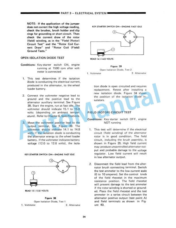 Alternative view of Ford New Holland A-62, A-64, A-66 Wheel Loader Service Manual 40006230