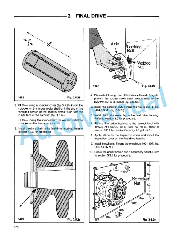 Ford New Holland CL-35, CL-45 Compact Loader Repair Manual 40003510 3 Ford New Holland CL-35, CL-45 Compact Loader Repair Manual 40003510 - Image 3