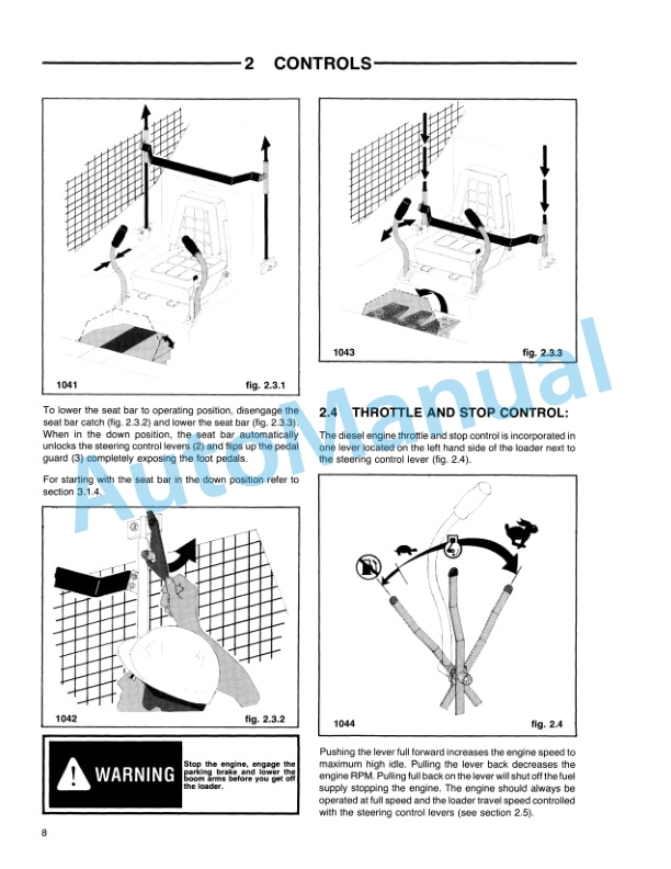 Ford New Holland CL 45 Compact Loader Operation and Maintenance Manual 42004510 2 Ford New Holland CL 45 Compact Loader Operation and Maintenance Manual 42004510-2
