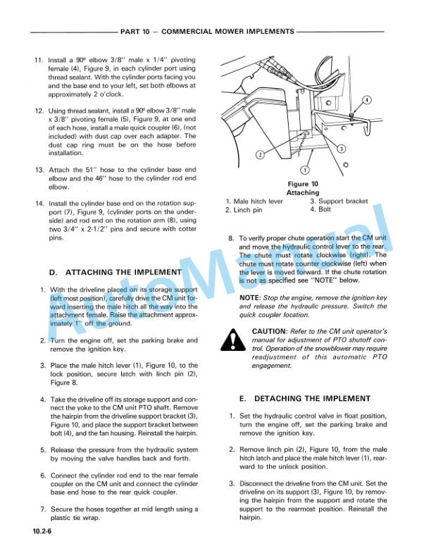 Ford New Holland Commercial Mower Implement Service Manual 40100090 4 Ford New Holland Commercial Mower Implement Service Manual 40100090-4