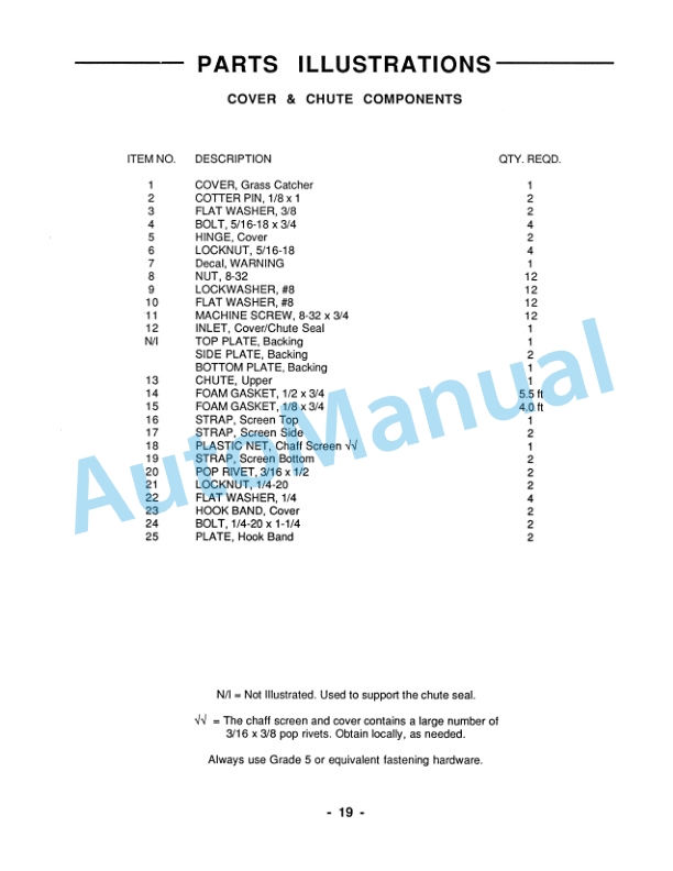 Ford New Holland Grass Collector For YT - LGT Gasoline Tractor Operation and Maintenance Manual 41641400 4 Ford New Holland Grass Collector For YT - LGT Gasoline Tractor Operation and Maintenance Manual 41641400-4