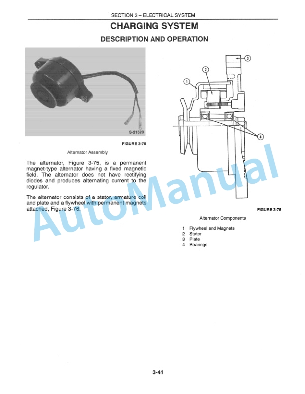 Ford New Holland GT65, GT75 Diesel, GT85, GT95 Gasoline Lawn and Garden Tractor Service Manual 40006540 4 Ford New Holland GT65, GT75 Diesel, GT85, GT95 Gasoline Lawn and Garden Tractor Service Manual 40006540 - Image 4