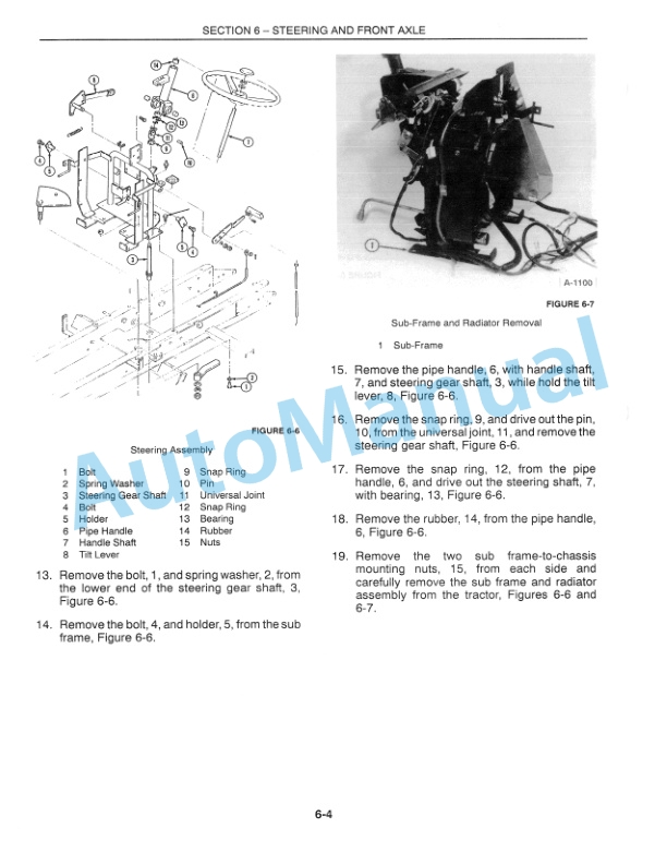 Ford New Holland GT65, GT75 Diesel, GT85, GT95 Gasoline Lawn and Garden Tractor Service Manual 40006540 5 Ford New Holland GT65, GT75 Diesel, GT85, GT95 Gasoline Lawn and Garden Tractor Service Manual 40006540 - Image 5