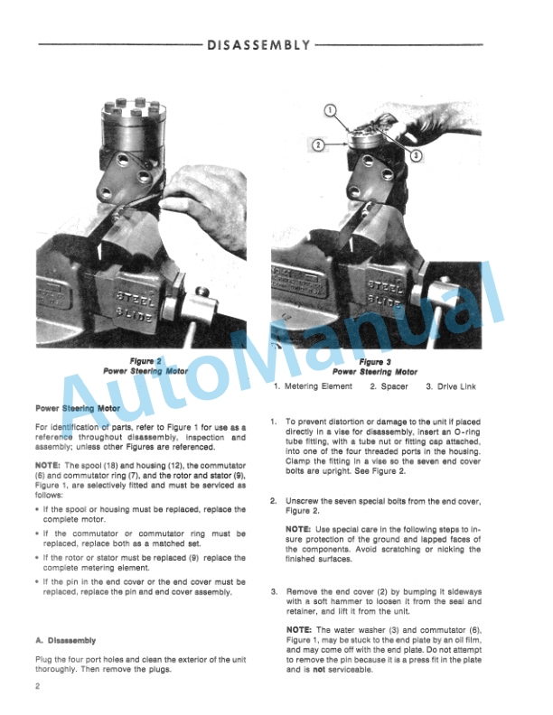 Ford New Holland Hydrostatic Steering Motor Repair Manual 40881007 2 Ford New Holland Hydrostatic Steering Motor Repair Manual 40881007-2