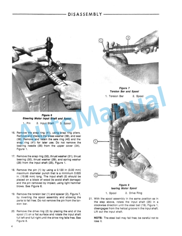 Ford New Holland Hydrostatic Steering Motor Repair Manual 40881007 3 Ford New Holland Hydrostatic Steering Motor Repair Manual 40881007-3