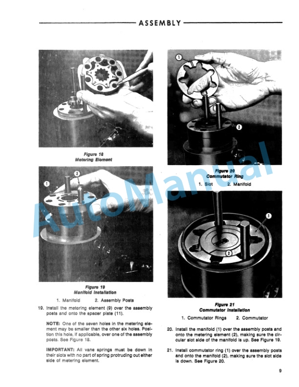 Ford New Holland Hydrostatic Steering Motor Repair Manual 40881007 5 Ford New Holland Hydrostatic Steering Motor Repair Manual 40881007-5