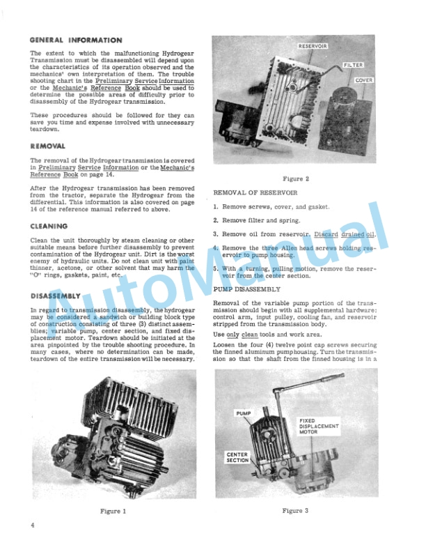 Ford New Holland Hydrostatic Transmission Lawn and Garden Tractor Repair Manual 40010031 2 Ford New Holland Hydrostatic Transmission Lawn and Garden Tractor Repair Manual 40010031-2