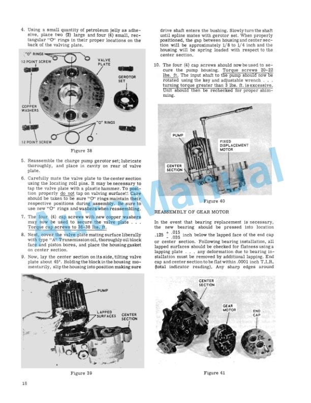 Ford New Holland Hydrostatic Transmission Lawn and Garden Tractor Repair Manual 40010031 5 Ford New Holland Hydrostatic Transmission Lawn and Garden Tractor Repair Manual 40010031-5