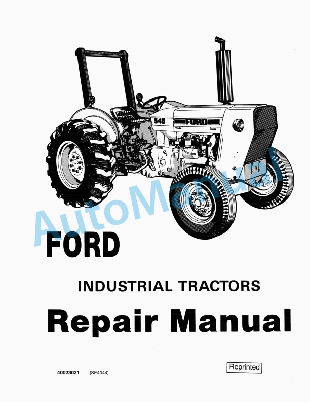Ford New Holland Industrial Tractor Repair Manual 40023021