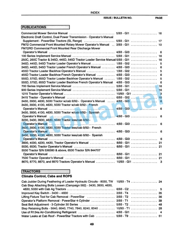 Ford New Holland Joural Service Service Manual 40991193 5 Ford New Holland Joural Service Service Manual 40991193-5