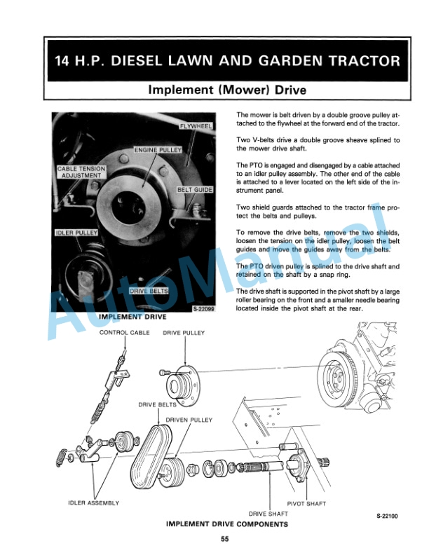 Ford New Holland LGT14D Diesel Tractor, 44 and 48 Mower Attachment Service Manual 40641013 5 Ford New Holland LGT14D Diesel Tractor, 44 and 48 Mower Attachment Service Manual 40641013 - Image 5