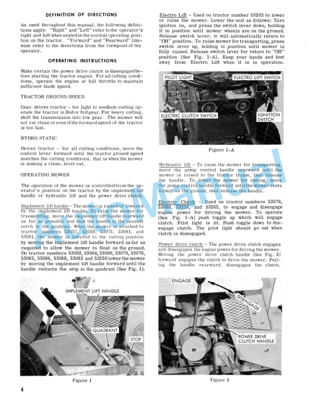 Ford New Holland Rotary Mower-36-Inch for Ford Lawn and Garden Tractor Operation and Maintenance Manual 42641054 3 Ford New Holland Rotary Mower-36-Inch for Ford Lawn and Garden Tractor Operation and Maintenance Manual 42641054-3