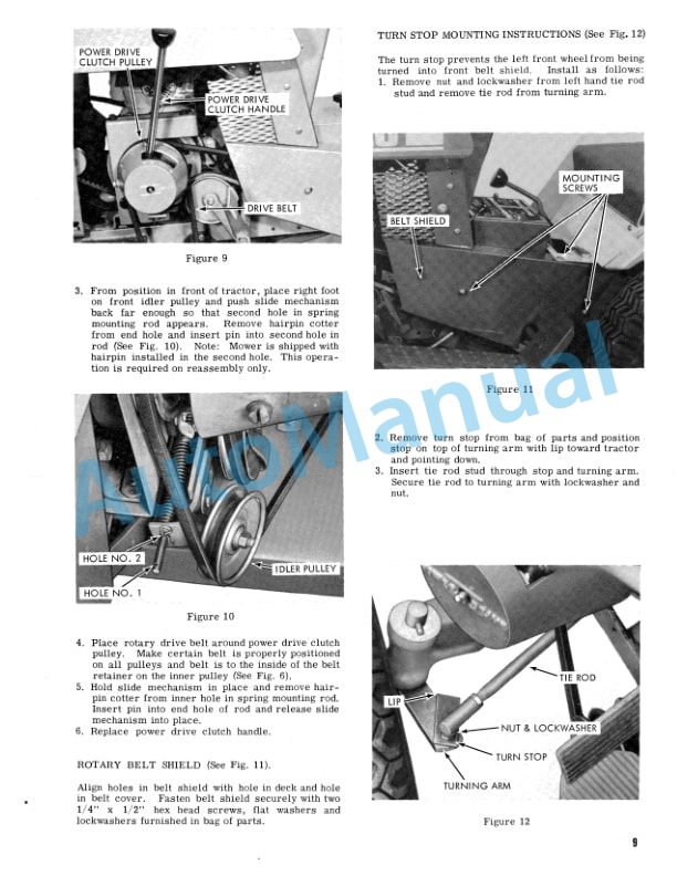 Ford New Holland Rotary Mower-36-Inch for Ford Lawn and Garden Tractor Operation and Maintenance Manual 42641054 5 Ford New Holland Rotary Mower-36-Inch for Ford Lawn and Garden Tractor Operation and Maintenance Manual 42641054-5