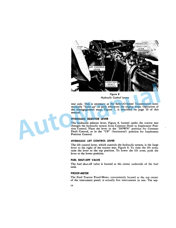 Ford New Holland Row Crop Tractor Operation and Maintenance Manual 42400020 2 Ford New Holland Row Crop Tractor Operation and Maintenance Manual 42400020-2