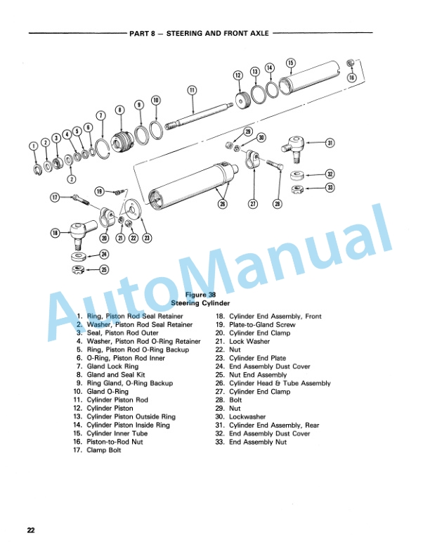 Ford New Holland Steer Axle Repair Manual 40881030 3 Ford New Holland Steer Axle Repair Manual 40881030-3