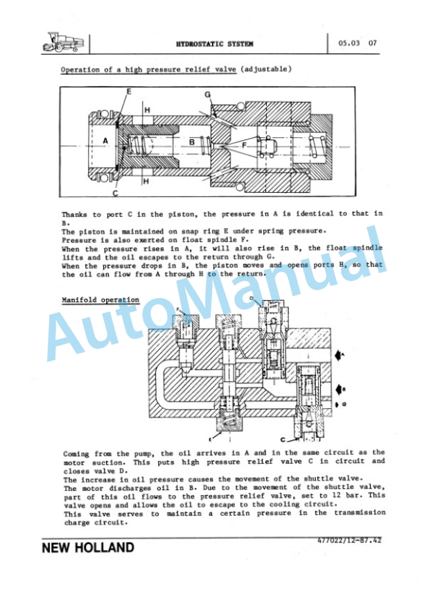 Ford New Holland TF, TX Series Combine Training Course 6046400100 2 Ford New Holland TF, TX Series Combine Training Course 6046400100-2