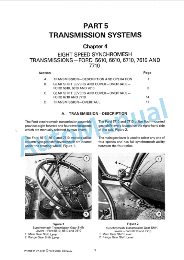 Ford New Holland Tractor Volume Repair Manual 81921357 3 Ford New Holland Tractor Volume Repair Manual 81921357 - Image 3