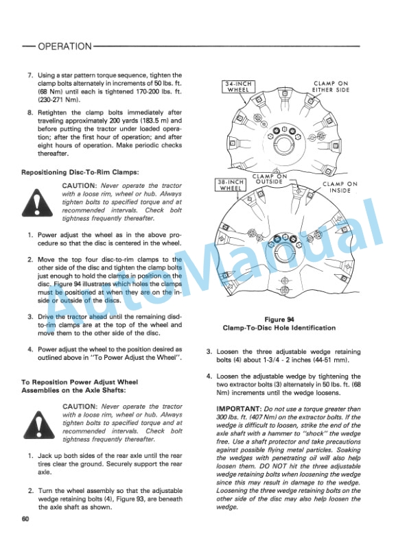 Ford New Holland TW-30 Tractor Operation and Maintenance Manual 42003010 4 Ford New Holland TW-30 Tractor Operation and Maintenance Manual 42003010 - Image 4
