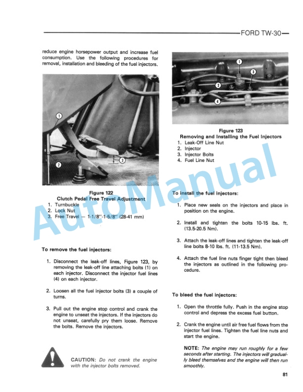 Ford New Holland TW-30 Tractor Operation and Maintenance Manual 42003010 5 Ford New Holland TW-30 Tractor Operation and Maintenance Manual 42003010 - Image 5