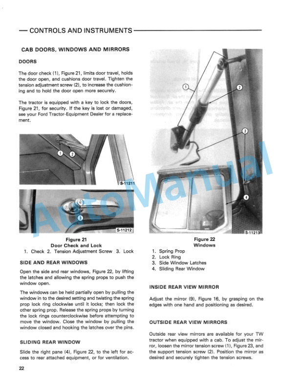 Alternative view of Ford New Holland TW-5, TW-15 Tractor Operation and Maintenance Manual 42000520