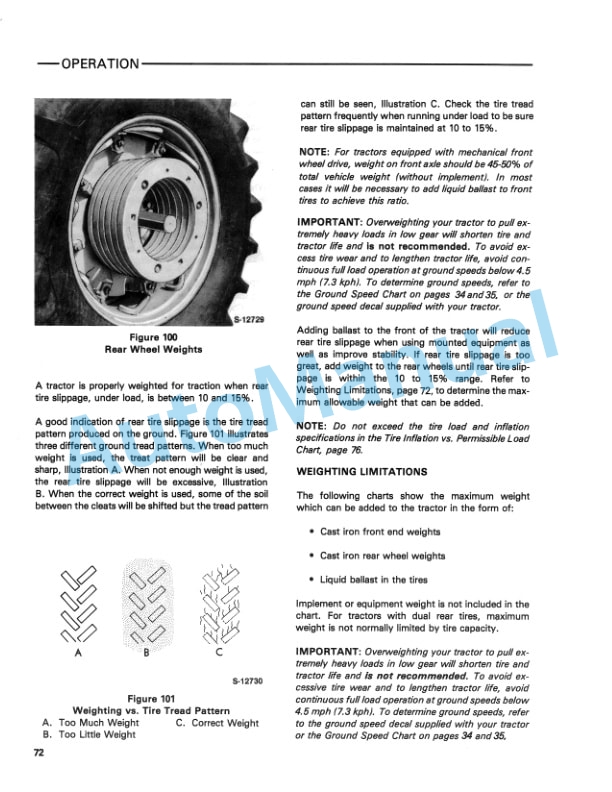 Ford New Holland TW-5, TW-15 Tractor Operation and Maintenance Manual 42001520 4 Ford New Holland TW-5, TW-15 Tractor Operation and Maintenance Manual 42001520-4