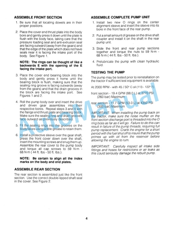 Ford New Holland V555 4WD Tractor Service Manual 40055521 5 Ford New Holland V555 4WD Tractor Service Manual 40055521-5