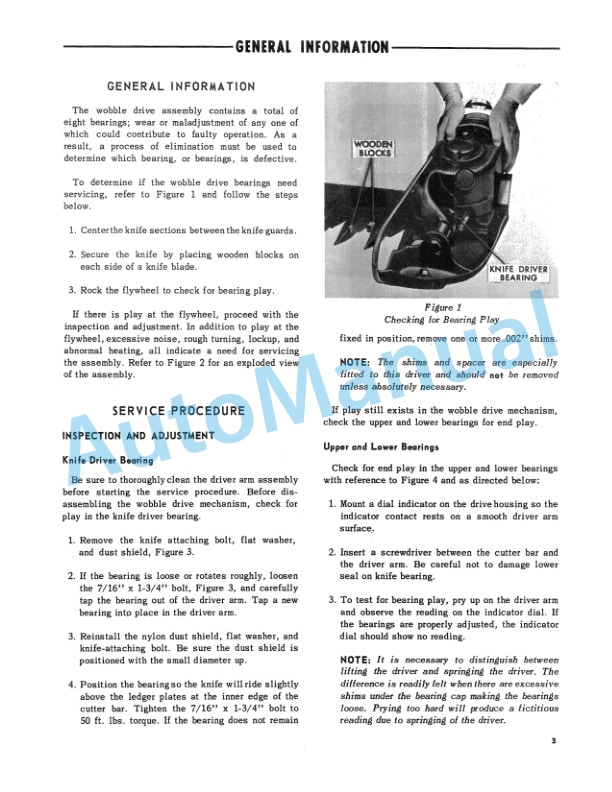 Ford New Holland Wobble Drive For 515 Rear Attached Mower Service Manual 40881034 2 Ford New Holland Wobble Drive For 515 Rear Attached Mower Service Manual 40881034-2