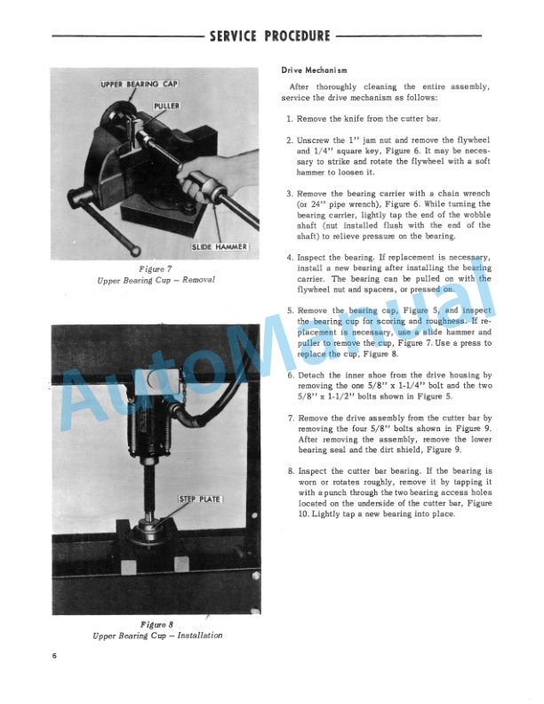 Ford New Holland Wobble Drive For 515 Rear Attached Mower Service Manual 40881034 3 Ford New Holland Wobble Drive For 515 Rear Attached Mower Service Manual 40881034-3