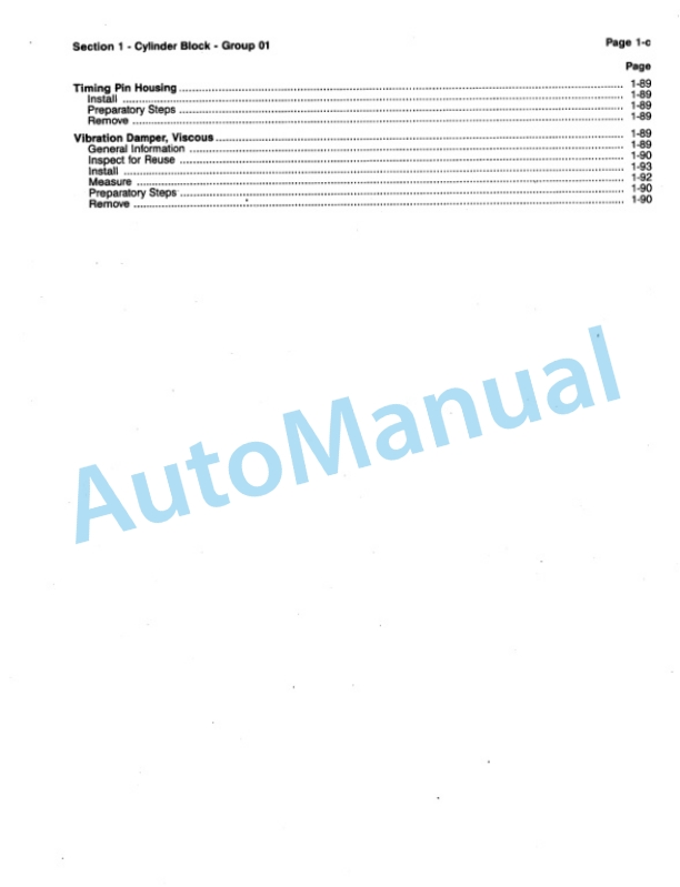 Komatsu 102 Series Diesel Engine Shop Manual SEBM030700-2