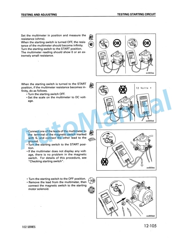 Komatsu 102 Series Diesel Engine Shop Manual SM104-4