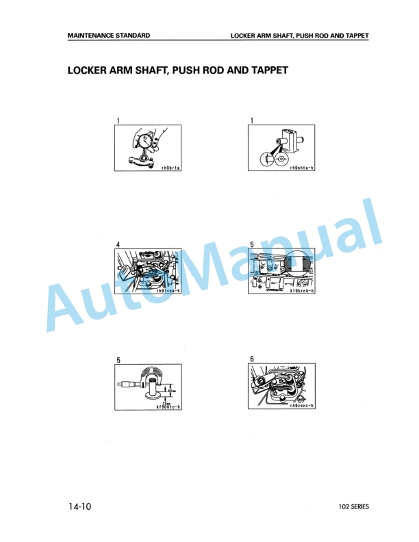 Komatsu 102 Series Diesel Engine Shop Manual SM104-5