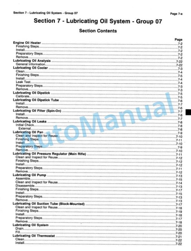Komatsu 114 Series Diesel Engine Shop Manual SEBM030800-4