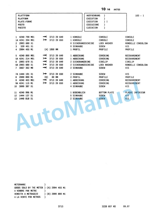 Komatsu 15F Wheel Loader Parts Manual 3228607M3-4