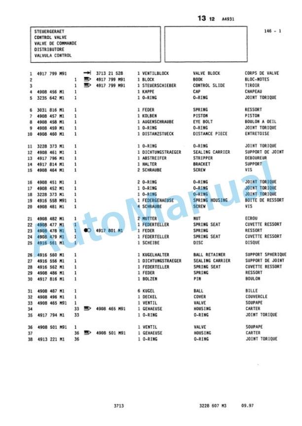Komatsu 15F Wheel Loader Parts Manual 3228607M3-5