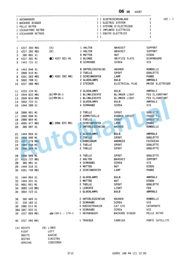 Komatsu 20E Wheel Loader Parts Manual 3091186M4-5