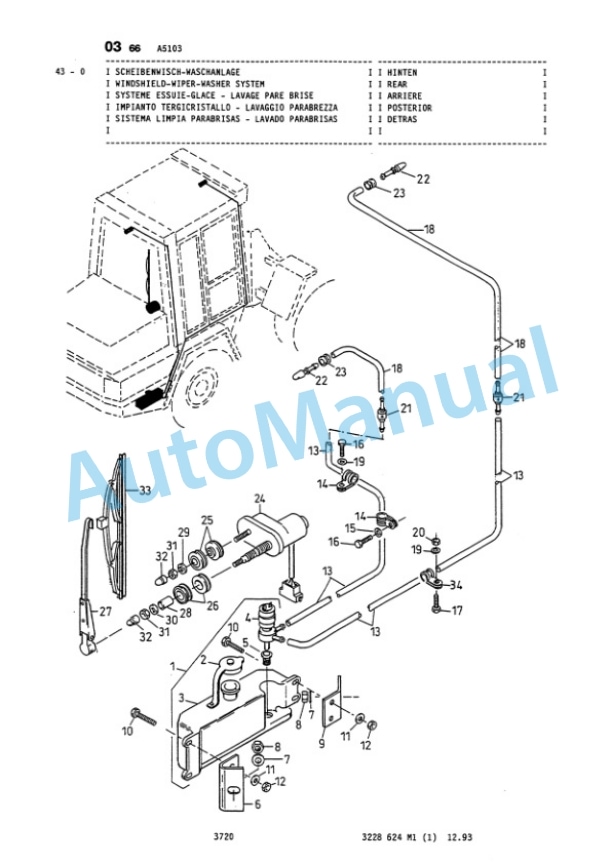 Komatsu 20F Wheel Loader Parts Manual 3228624M1-3