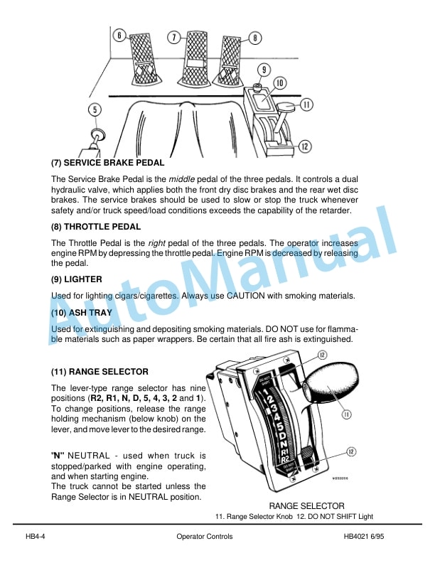 Komatsu 210M Dump Truck Operation and Maintenance Manual DG692-3