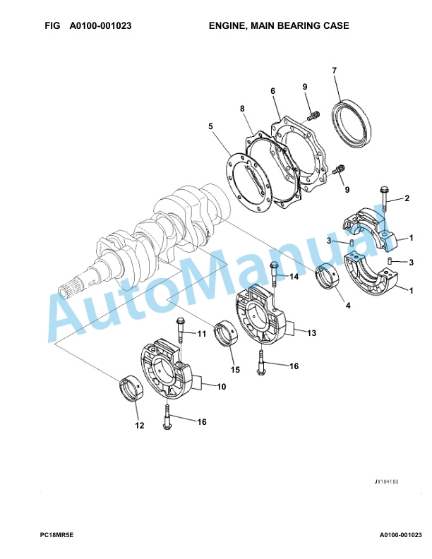 Komatsu 3D67E-2 Engine Parts Manual-4