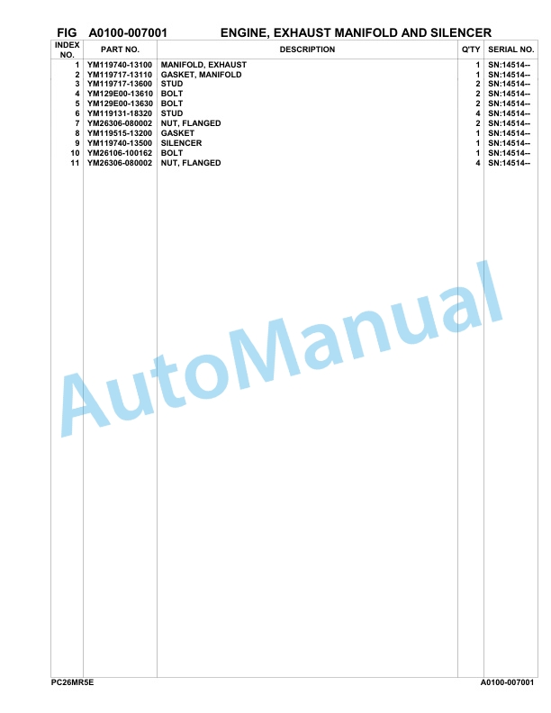 Komatsu 3D67E-6 Engine Parts Manual-3
