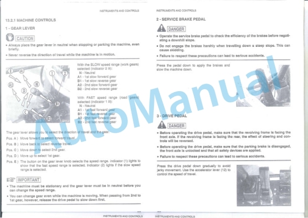 Komatsu 410W Hydraulic Excavator Operation and Maintenance Manual UMGB410W1-3