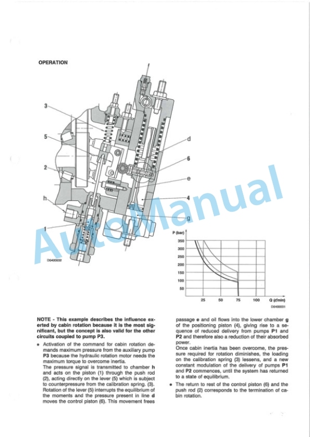 Komatsu 410W Hydraulic Excavator Shop Manual MOGB410W0-3